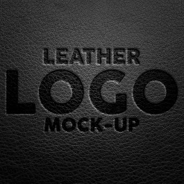 Leather Logo Mock-up